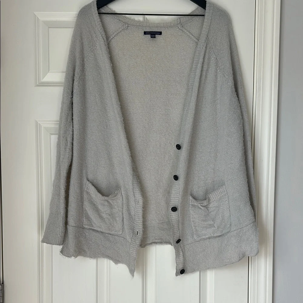 American Eagle Outfitters Nylon Oversized Soft Cardigan - Picture 3 of 3
